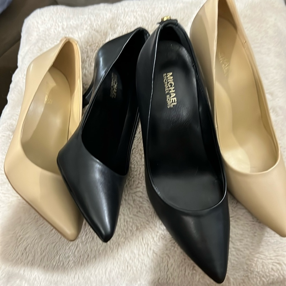 MK High heel shoes black👠
